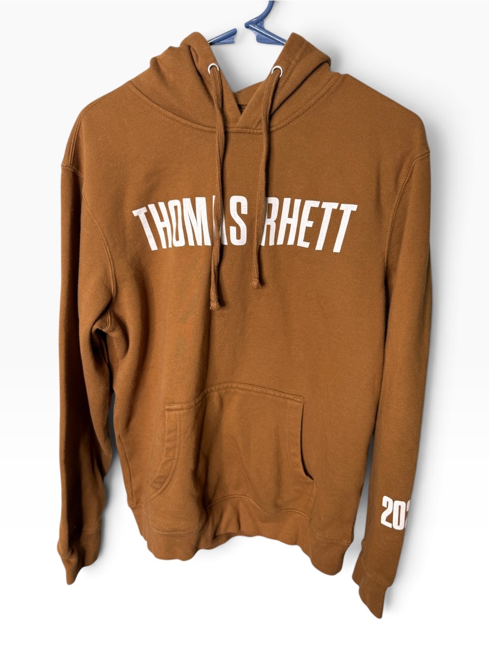 Thomas Rhett Brown 2022 Tour Graphic Hoodie Sweatshirt Size Small